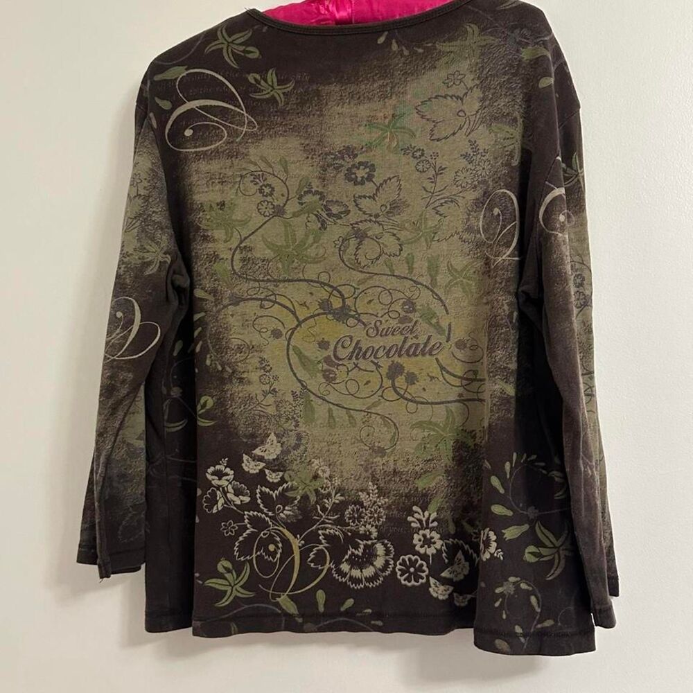 Unbranded Women's Brown and Green Blouse - Picture 6 of 6